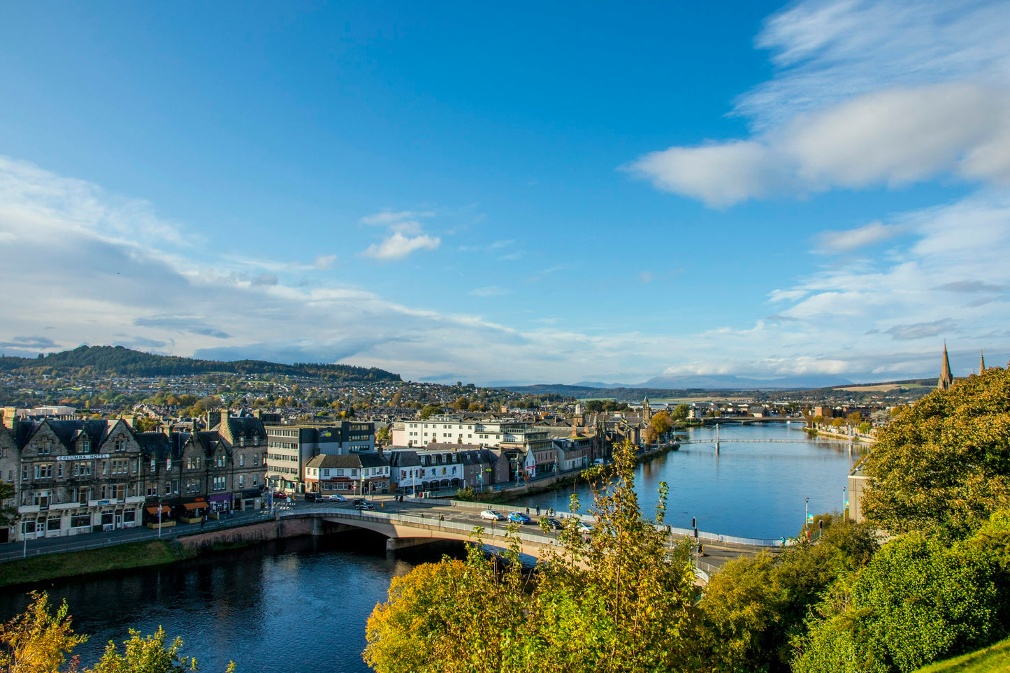 Same Day Courier Inverness — Inverness on the River Ness, Scottish Highlands