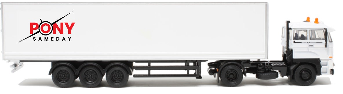 Artic lorry truck for couriers - Pony Express